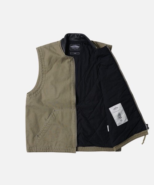 FRIZMWORKS(フリズムワークス)の「JUNGLE CLOTH DECK VEST _ KHAKI BEIGE(ベスト・メンズ・その他・SMALL/MEDIUM/LARGE)」の2枚目の写真