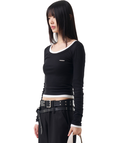 IUGAMAKARAS(イウガマカラス)の「40mm Double Point Belt (Black)(ベルト・レディース・その他・FREE)」の4枚目の写真