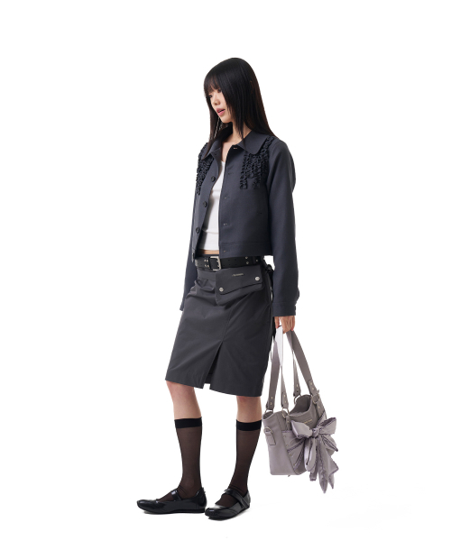 IUGAMAKARAS(イウガマカラス)の「40mm Double Point Belt (Black)(ベルト・レディース・その他・FREE)」の7枚目の写真