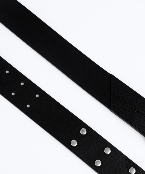 IUGAMAKARAS(イウガマカラス)の「40mm Double Point Belt (Black)(ベルト・レディース・その他・FREE)」の9枚目の写真