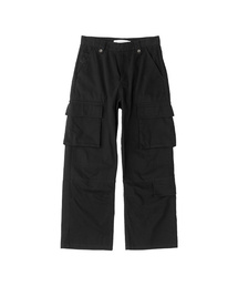 SLOWACID（スローアシッド）の「ウォッシュドヘリンボーンカーゴパンツ[ブラック]（その他パンツ）」