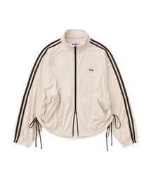 NDY（エヌディーワイ）の「Women's Velour Ribbon Track Top Light Beige（ナイロンジャケット）」