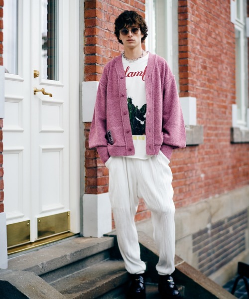glamb（グラム）の「Willow Crepe Pants / ウィロークレープパンツ（その他パンツ・メンズ・ブラック/ホワイト・S/M/L）」の17枚目の写真