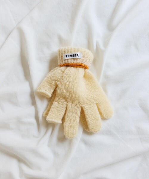 TEMBEA（テンベア）の「TEMBEA × FREAK'S STORE/テンベア × フリークスストア 別注GUNTE 2FINGERLESS MOHAIR 別注モヘア ツーフィンガーレス 手袋（手袋・メンズ・ライトグレー/ナチュラル/チャコールグレー・ONE SIZE）」の6枚目の写真