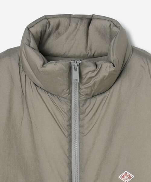 DANTON(ダントン)の「DANTON | ナイロン スタンドカラージャケット WOMEN(その他アウター・レディース・ブラック/グレイッシュベージュ・M)」の5枚目の写真