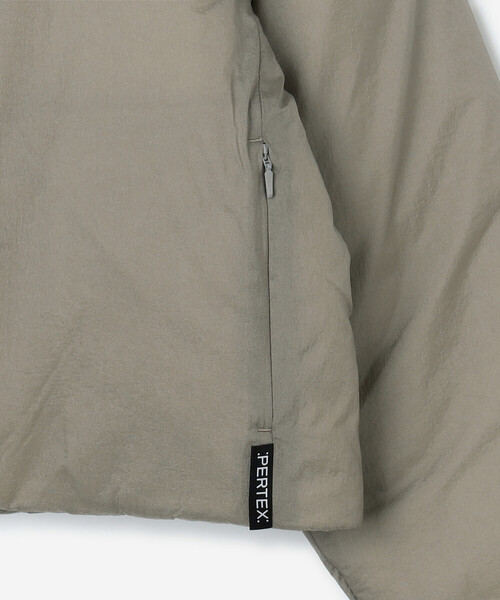 DANTON(ダントン)の「DANTON | ナイロン スタンドカラージャケット WOMEN(その他アウター・レディース・ブラック/グレイッシュベージュ・M)」の7枚目の写真