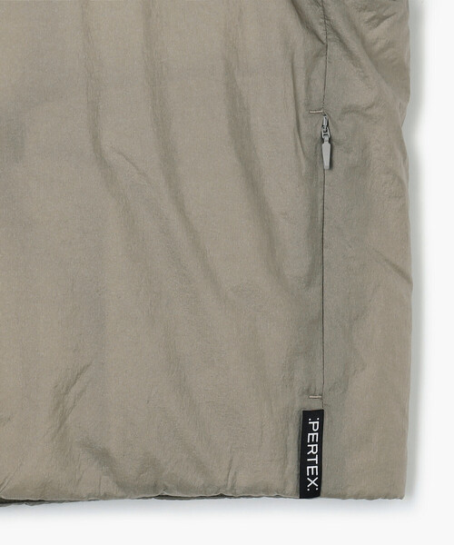 DANTON(ダントン)の「DANTON | ナイロン スタンドカラージャケット WOMEN(その他アウター・レディース・ブラック/グレイッシュベージュ・M)」の8枚目の写真