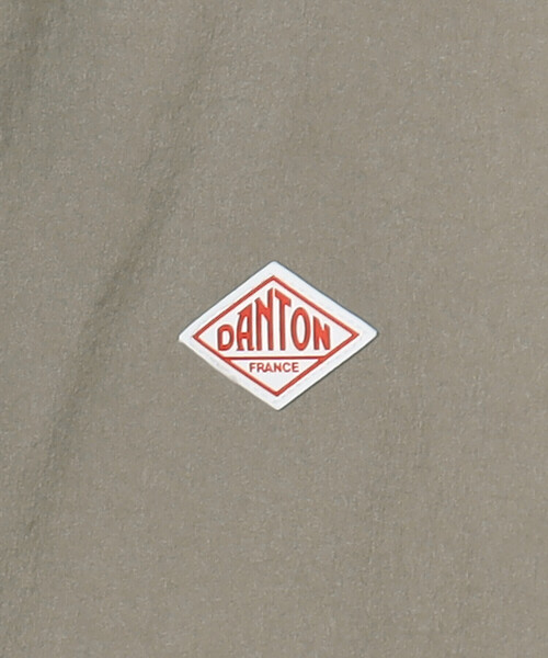 DANTON(ダントン)の「DANTON | ナイロン スタンドカラージャケット WOMEN(その他アウター・レディース・ブラック/グレイッシュベージュ・M)」の10枚目の写真