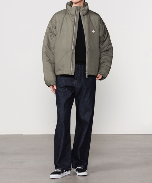 DANTON(ダントン)の「DANTON | ナイロン スタンドカラージャケット WOMEN(その他アウター・レディース・ブラック/グレイッシュベージュ・M)」の16枚目の写真