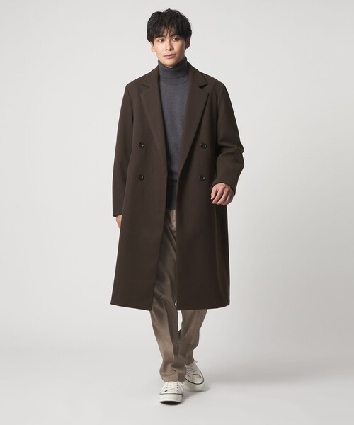 セール】ニットメルトン ルーズ ダブルチェスター＜A DAY IN THE LIFE