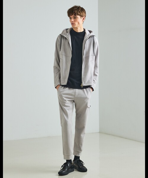 DESIGNWORKS（デザインワークス）の「ﾌｪｲｸｽｳｪｰﾄﾞﾌｰﾃﾞｨｰﾌﾞﾙｿﾞﾝ（ブルゾン・メンズ・グレー/ブラック・48/50/46）」の16枚目の写真