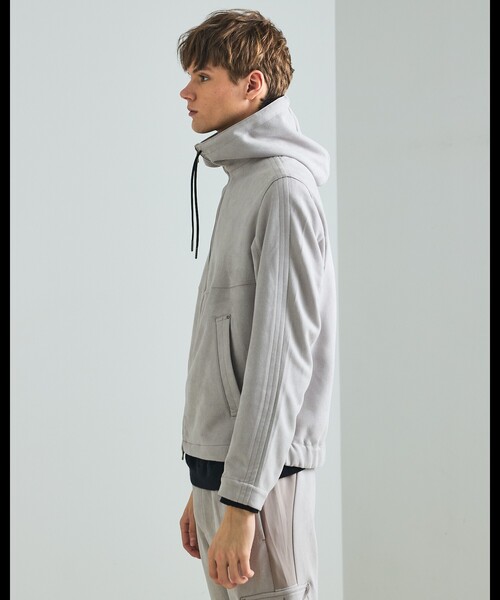 DESIGNWORKS（デザインワークス）の「ﾌｪｲｸｽｳｪｰﾄﾞﾌｰﾃﾞｨｰﾌﾞﾙｿﾞﾝ（ブルゾン・メンズ・グレー/ブラック・48/50/46）」の15枚目の写真