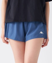 【Kappa/カッパ】レディースサイドプリーツショートパンツ　スポーツ　ゴルフ　アウトドア　フィットネス　散歩