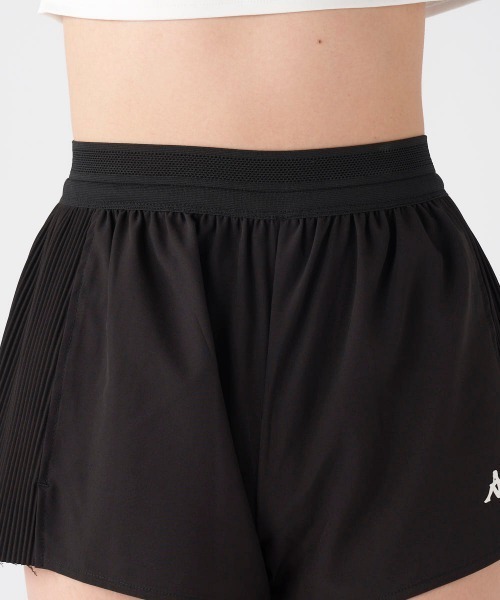 Kappa（カッパ）の「【Kappa/カッパ】レディースサイドプリーツショートパンツ　スポーツ　ゴルフ　アウトドア　フィットネス　散歩（その他パンツ・レディース・ピンク/ブラック/ブルー・X-LARGE/XX-LARGE/MEDIUM/LARGE/SMALL）」の6枚目の写真