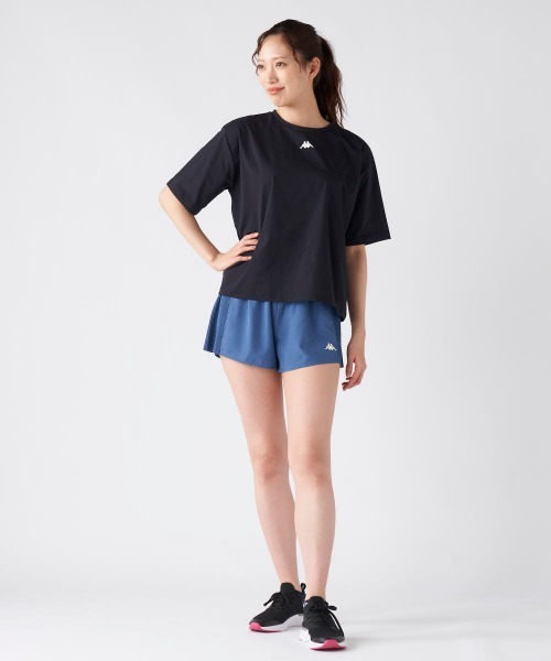 Kappa（カッパ）の「【Kappa/カッパ】レディースサイドプリーツショートパンツ　スポーツ　ゴルフ　アウトドア　フィットネス　散歩（その他パンツ・レディース・ピンク/ブラック/ブルー・X-LARGE/XX-LARGE/MEDIUM/LARGE/SMALL）」の22枚目の写真