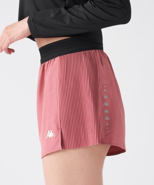 Kappa（カッパ）の「【Kappa/カッパ】レディースサイドプリーツショートパンツ　スポーツ　ゴルフ　アウトドア　フィットネス　散歩（その他パンツ・レディース・ピンク/ブラック/ブルー・X-LARGE/XX-LARGE/MEDIUM/LARGE/SMALL）」の20枚目の写真