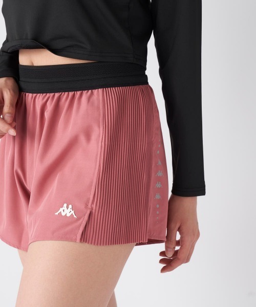 Kappa（カッパ）の「【Kappa/カッパ】レディースサイドプリーツショートパンツ　スポーツ　ゴルフ　アウトドア　フィットネス　散歩（その他パンツ・レディース・ピンク/ブラック/ブルー・X-LARGE/XX-LARGE/MEDIUM/LARGE/SMALL）」の18枚目の写真