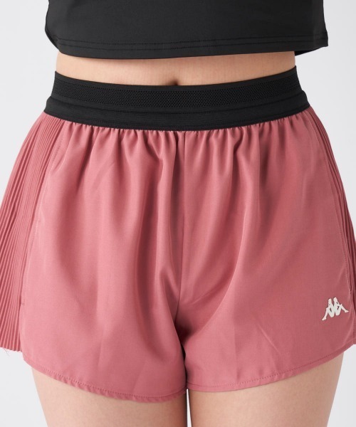 Kappa（カッパ）の「【Kappa/カッパ】レディースサイドプリーツショートパンツ　スポーツ　ゴルフ　アウトドア　フィットネス　散歩（その他パンツ・レディース・ピンク/ブラック/ブルー・X-LARGE/XX-LARGE/MEDIUM/LARGE/SMALL）」の17枚目の写真