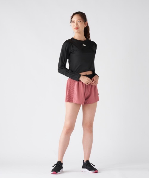 Kappa（カッパ）の「【Kappa/カッパ】レディースサイドプリーツショートパンツ　スポーツ　ゴルフ　アウトドア　フィットネス　散歩（その他パンツ・レディース・ピンク/ブラック/ブルー・X-LARGE/XX-LARGE/MEDIUM/LARGE/SMALL）」の14枚目の写真