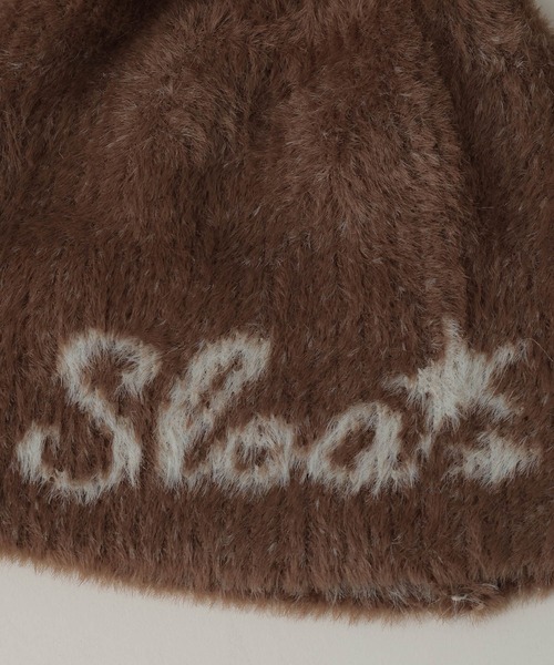 3.3 Field Trip （3.3フィールドトリップ）の「3.3 Field Trip／シャギーロゴビーニー（ニットキャップ/ビーニー・レディース・ブラウン/ブラック・FREE）」の11枚目の写真