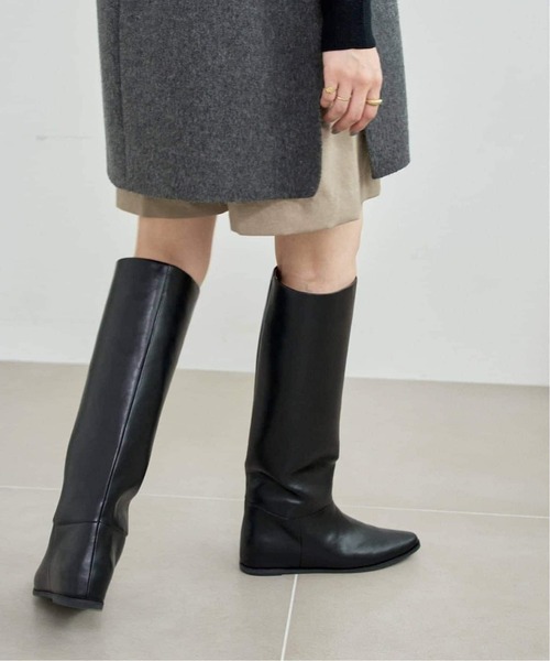 LE TALON（ルタロン）の「《追加5》2cmワイドシャフトロングブーツ（ブーツ・レディース・ブラック系その他/ブラウン・X-LARGE/LARGE/MEDIUM/SMALL/X-SMALL）」の21枚目の写真