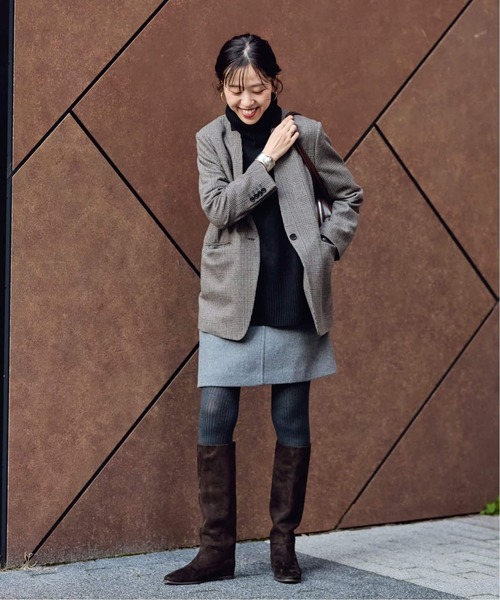 LE TALON(ルタロン)の「《追加5》2cmワイドシャフトロングブーツ(ブーツ・レディース・ブラック系その他/ブラウン・X-LARGE/LARGE/MEDIUM/SMALL/X-SMALL)」の13枚目の写真