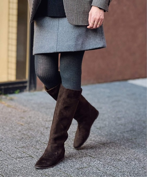 LE TALON（ルタロン）の「《追加5》2cmワイドシャフトロングブーツ（ブーツ・レディース・ブラック系その他/ブラウン・X-LARGE/LARGE/MEDIUM/SMALL/X-SMALL）」の19枚目の写真