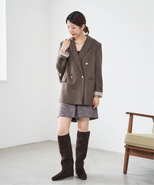 LE TALON（ルタロン）の「《追加5》2cmワイドシャフトロングブーツ（ブーツ・レディース・ブラック系その他/ブラウン・X-LARGE/LARGE/MEDIUM/SMALL/X-SMALL）」の17枚目の写真