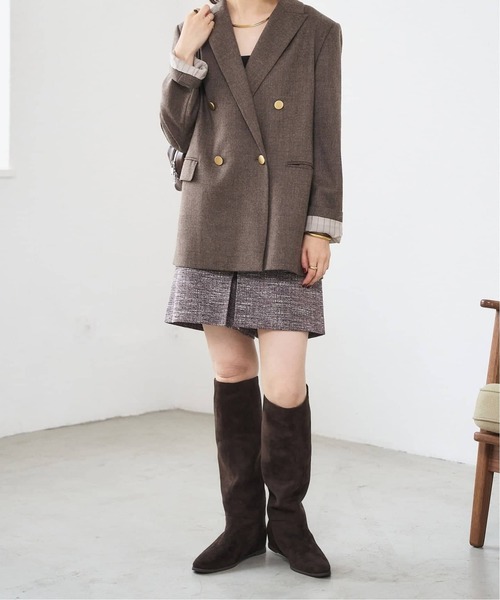 LE TALON（ルタロン）の「《追加5》2cmワイドシャフトロングブーツ（ブーツ・レディース・ブラック系その他/ブラウン・X-LARGE/LARGE/MEDIUM/SMALL/X-SMALL）」の11枚目の写真