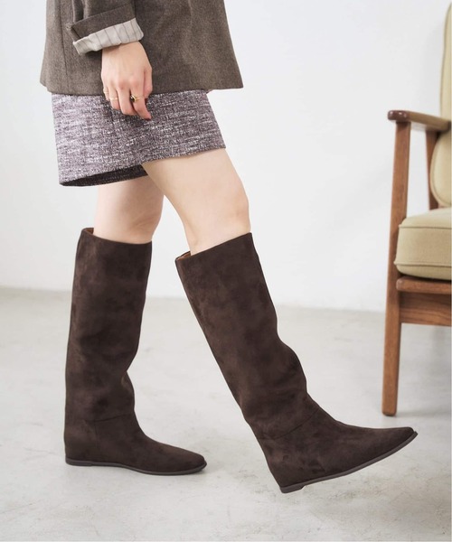 LE TALON（ルタロン）の「《追加5》2cmワイドシャフトロングブーツ（ブーツ・レディース・ブラック系その他/ブラウン・X-LARGE/LARGE/MEDIUM/SMALL/X-SMALL）」の13枚目の写真