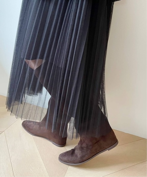 LE TALON（ルタロン）の「《追加5》2cmワイドシャフトロングブーツ（ブーツ・レディース・ブラック系その他/ブラウン・X-LARGE/LARGE/MEDIUM/SMALL/X-SMALL）」の5枚目の写真