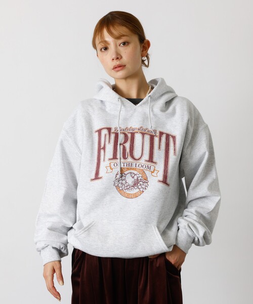 FRUIT OF THE LOOM(フルーツオブザルーム)の「【FRUIT OF THE LOOM/フルーツ・オブ・ザ・ルーム】PRINT HOOD8/プリントフーディー/ユニセックス【WEB限定】(パーカー・メンズ・ブラック/ホワイト/ワイン・XL/M/L)」の21枚目の写真