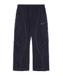 CRITIC（クリティック）の「METAL WORMHOLE LOGO PANTS BLACK（スウェットパンツ）」