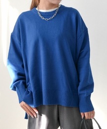 aquagarage | サイドスリットニットプルオーバー(ニット/セーター)