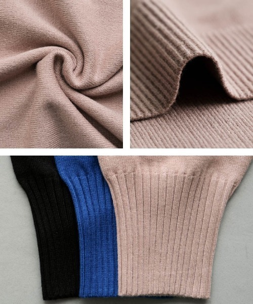 aquagarage（アクアガレージ）の「サイドスリットニットプルオーバー（ニット/セーター・レディース・ブラック/ブルー/ブラウン系その他・M/L）」の16枚目の写真