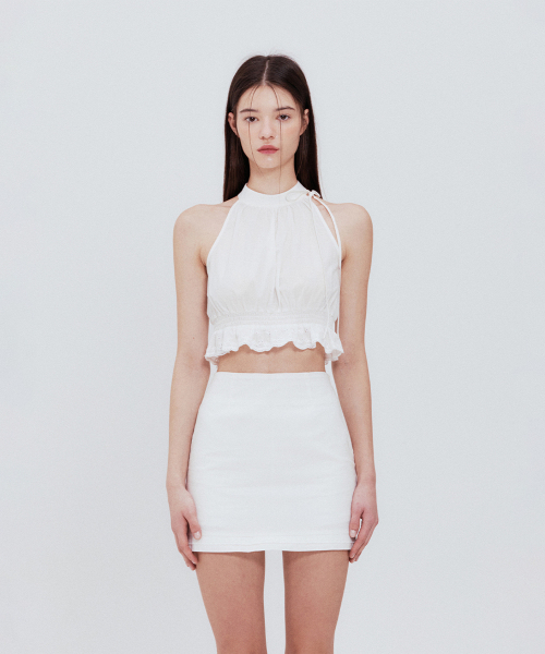 NOT YOUR ROSE(ノットユアローズ)の「クラーラトップ(アイボリー)(Tシャツ/カットソー・レディース・その他・SMALL/MEDIUM)」の1枚目の写真