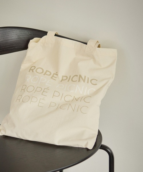ROPE' PICNIC（ロペピクニック）の「ロゴトートバッグ（トートバッグ・レディース・ネイビー/ベージュ/ピンク・FREE）」の2枚目の写真