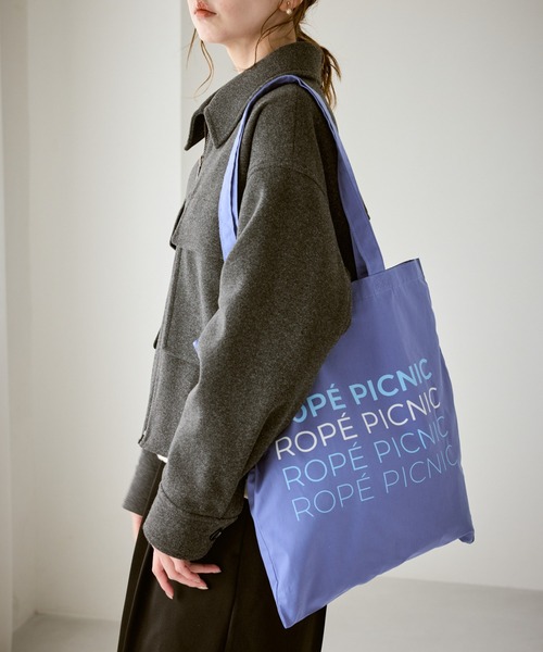 ROPE' PICNIC（ロペピクニック）の「ロゴトートバッグ（トートバッグ・レディース・ネイビー/ベージュ/ピンク・FREE）」の3枚目の写真