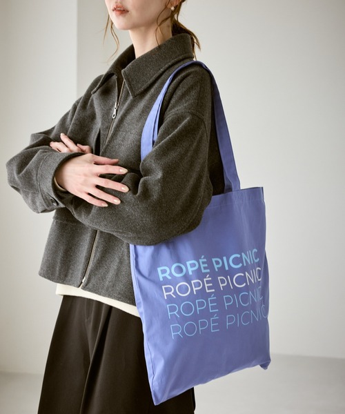 ROPE' PICNIC（ロペピクニック）の「ロゴトートバッグ（トートバッグ・レディース・ネイビー/ベージュ/ピンク・FREE）」の6枚目の写真