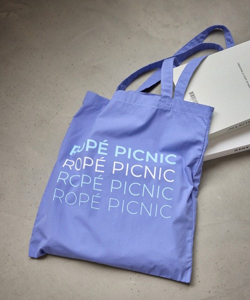 ROPE' PICNIC（ロペピクニック）の「ロゴトートバッグ（トートバッグ・レディース・ネイビー/ベージュ/ピンク・FREE）」の7枚目の写真
