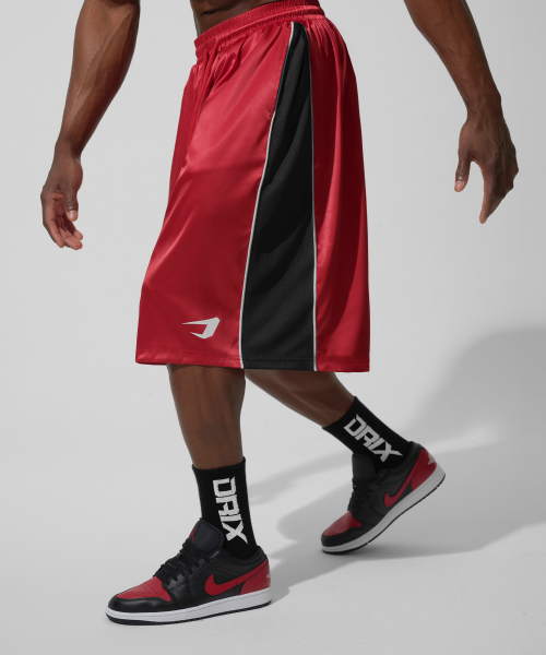 DRIX（ドリックス）の「メッシサイドタックグロッシーバミューダショーツ_レッド（その他パンツ・メンズ・その他・LARGE/X-LARGE）」の4枚目の写真