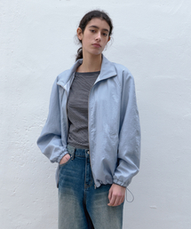 POSZER（ポーザー）の「グロッシーストリングジップアップジャケット（インディブルー）（その他アウター）」