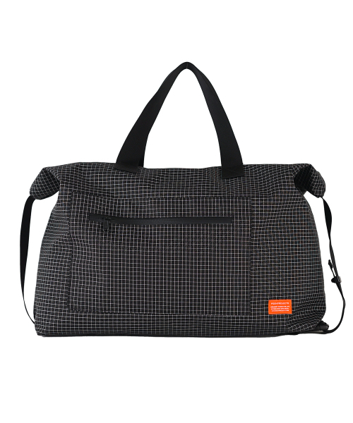 POSH-PROJECTS(ポッシュプロジェクト)の「F115 ゴアアウトバック ラージ ブラックグリッドストップ(メッセンジャーバッグ・レディース・ブラック・FREE)」の1枚目の写真