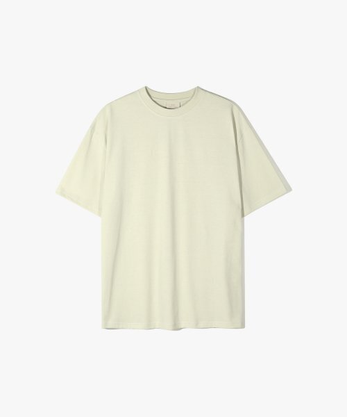 ESN(イーエスエヌ)の「プレミアムシングルセミオーバーフィットTシャツライトベージュ(Tシャツ/カットソー・メンズ・その他・MEDIUM/X-LARGE/XX-LARGE/LARGE)」の3枚目の写真
