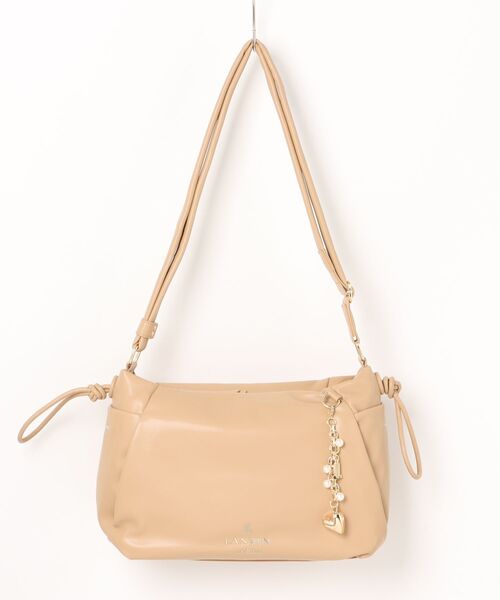 LANVIN en Bleu（ランバンオンブルー）の「スフレ ショルダーバッグ（ショルダーバッグ・レディース・キャメル/シルバー/ブラック・FREE）」の2枚目の写真