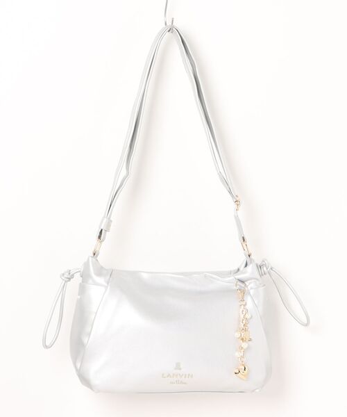 LANVIN en Bleu（ランバンオンブルー）の「スフレ ショルダーバッグ（ショルダーバッグ・レディース・キャメル/シルバー/ブラック・FREE）」の3枚目の写真