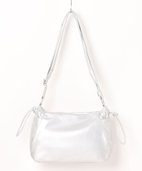 LANVIN en Bleu（ランバンオンブルー）の「スフレ ショルダーバッグ（ショルダーバッグ・レディース・キャメル/シルバー/ブラック・FREE）」の4枚目の写真