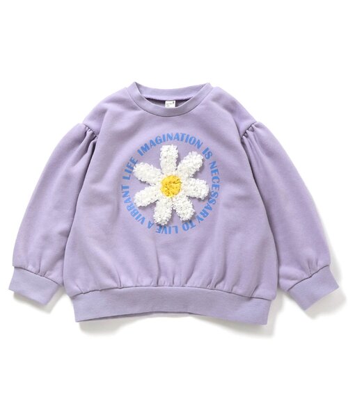 apres les cours（アプレレクール）の「3柄GIRLS立体モチーフトレーナー_ジュニア対応（スウェット・キッズ・ピンク/アイボリー/ラベンダー・140/130/120/110/100/90/80）」の22枚目の写真