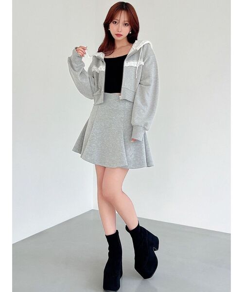 RESEXXY（リゼクシー）の「【追加生産分】厚底スエードショートブーツ（ブーツ・レディース・ブラック・MEDIUM/SMALL/LARGE）」の15枚目の写真