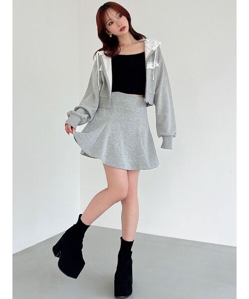 RESEXXY（リゼクシー）の「【追加生産分】厚底スエードショートブーツ（ブーツ・レディース・ブラック・MEDIUM/SMALL/LARGE）」の14枚目の写真